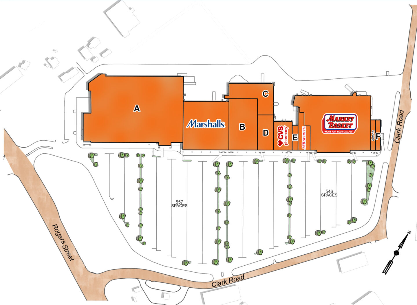 Map of STADIUM PLAZA SHOPPING CENTER
