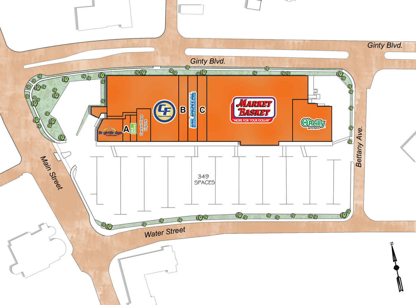 Map of CENTRAL PLAZA