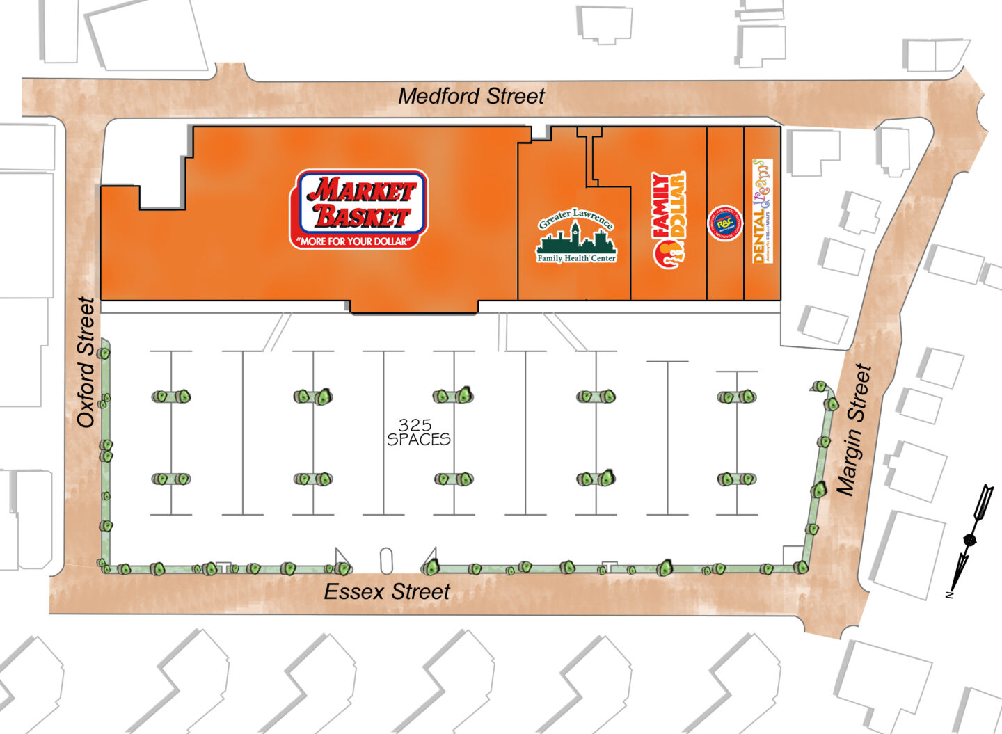 Map of ESSEX PLAZA
