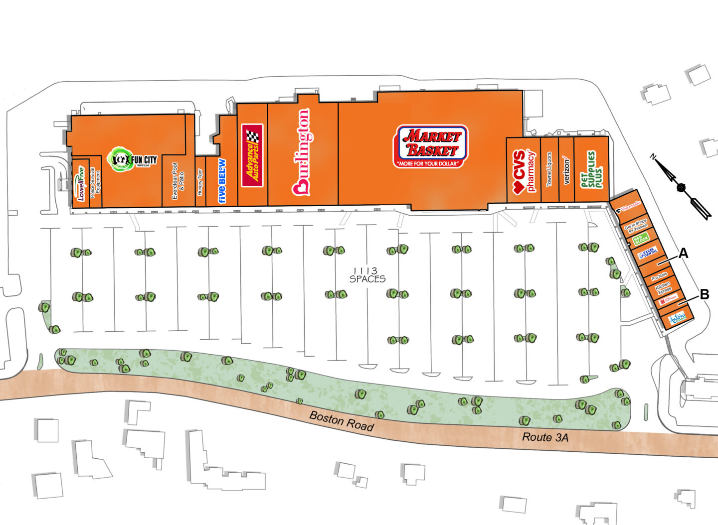 Map of TOWNE PLAZA