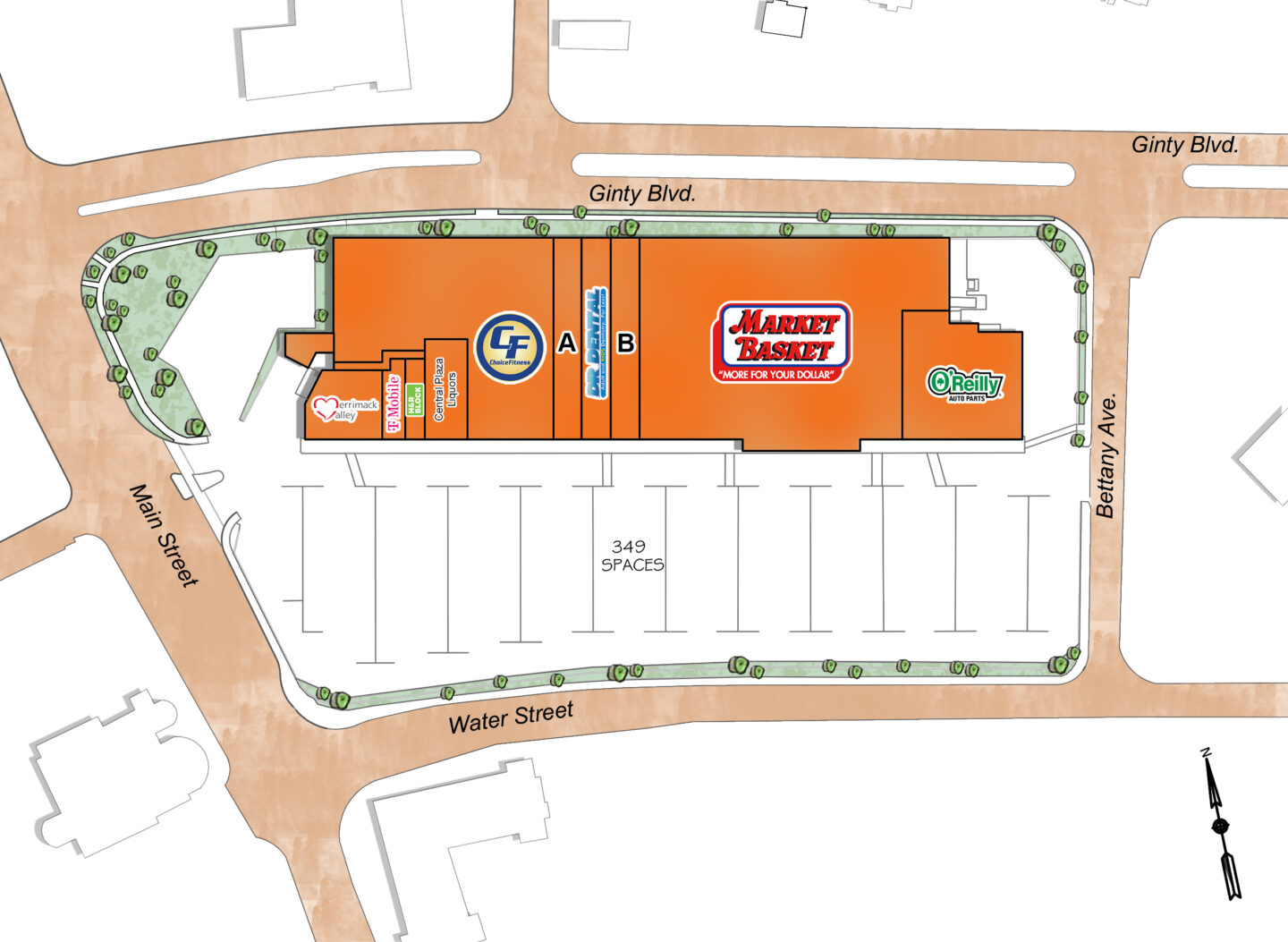 Map of CENTRAL PLAZA