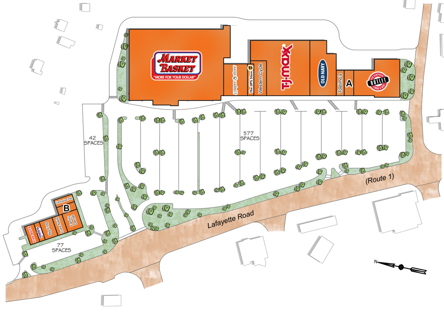 Map of SOUTHGATE PLAZA