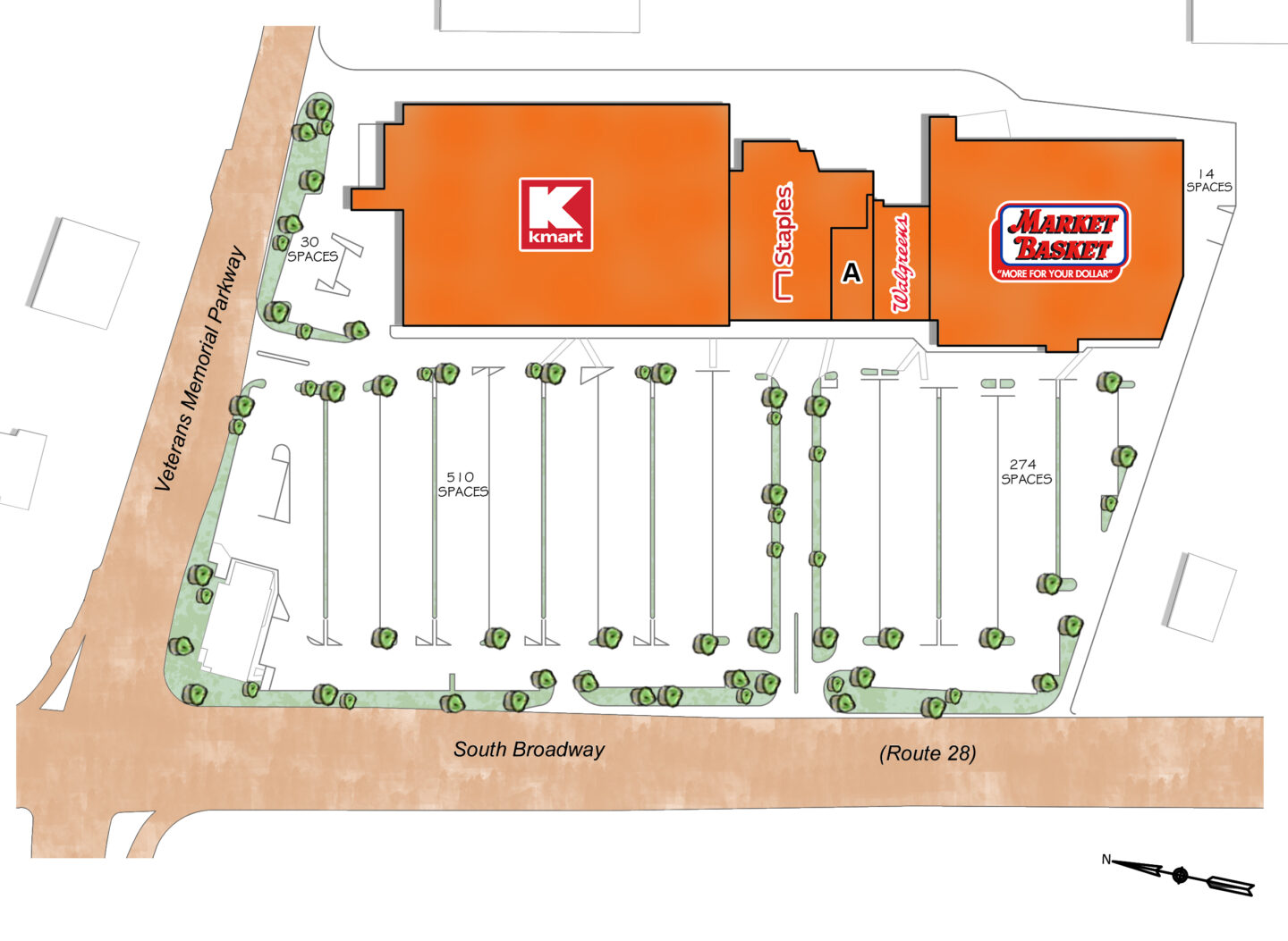 Map of BROADWAY PLAZA