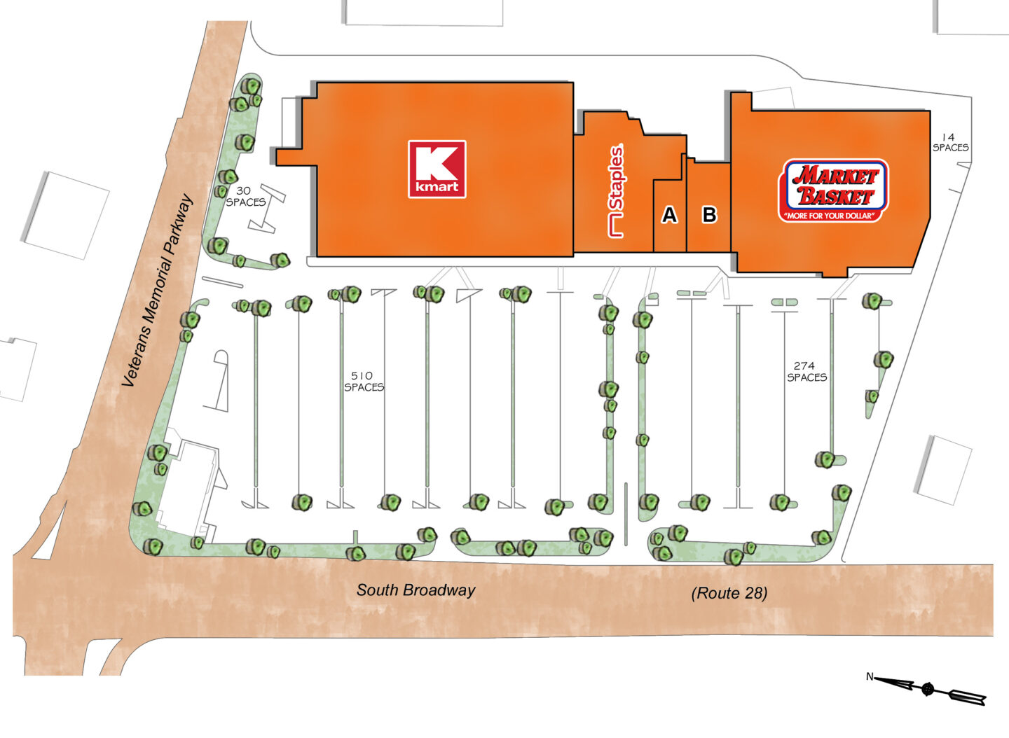Map of BROADWAY PLAZA