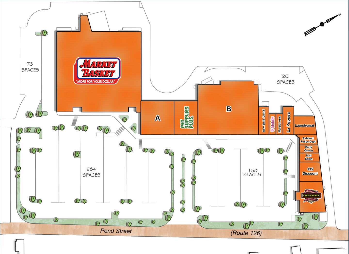 Map of ASHLAND MARKET PLACE