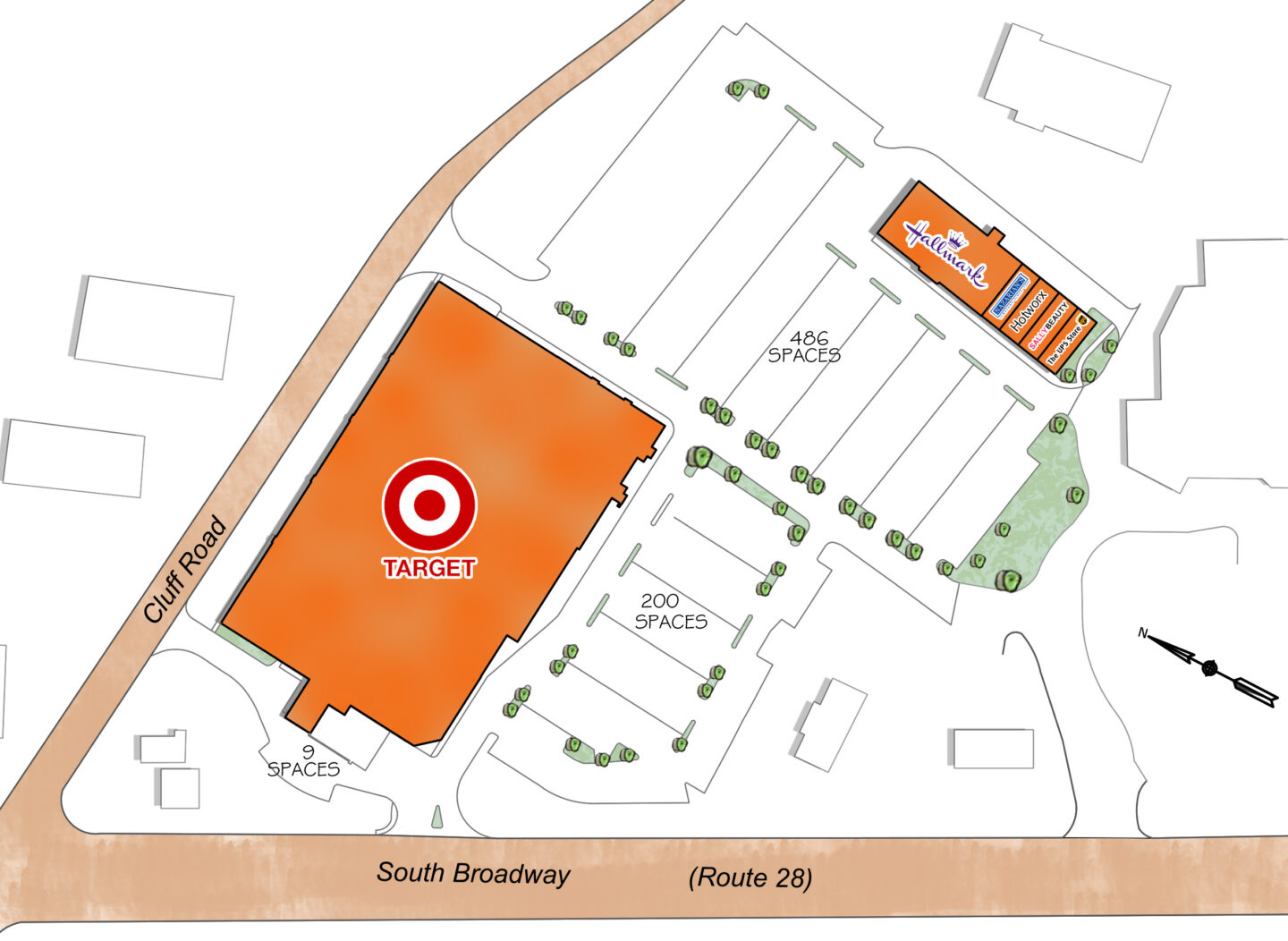 Map of TARGET PLAZA