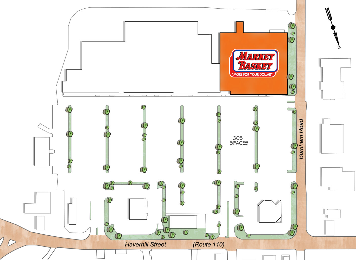 Map of MERRIMACK PLAZA