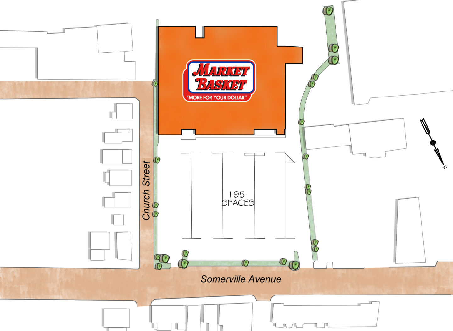 Map of MARKET BASKET