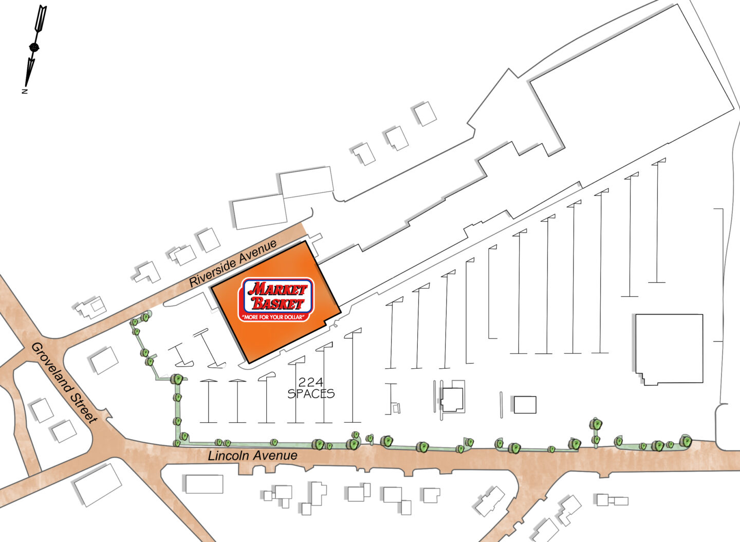 Map of RIVER’S EDGE PLAZA