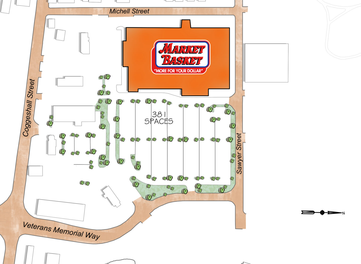 Map of RIVERSIDE LANDING