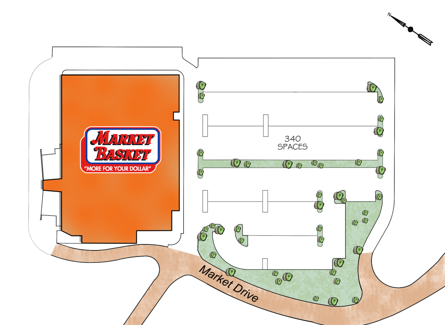 Map of MARKET BASKET