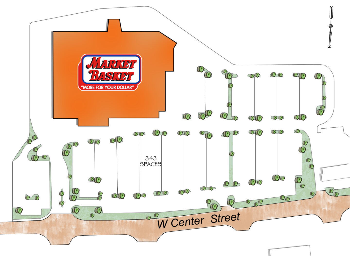 Map of MARKET BASKET