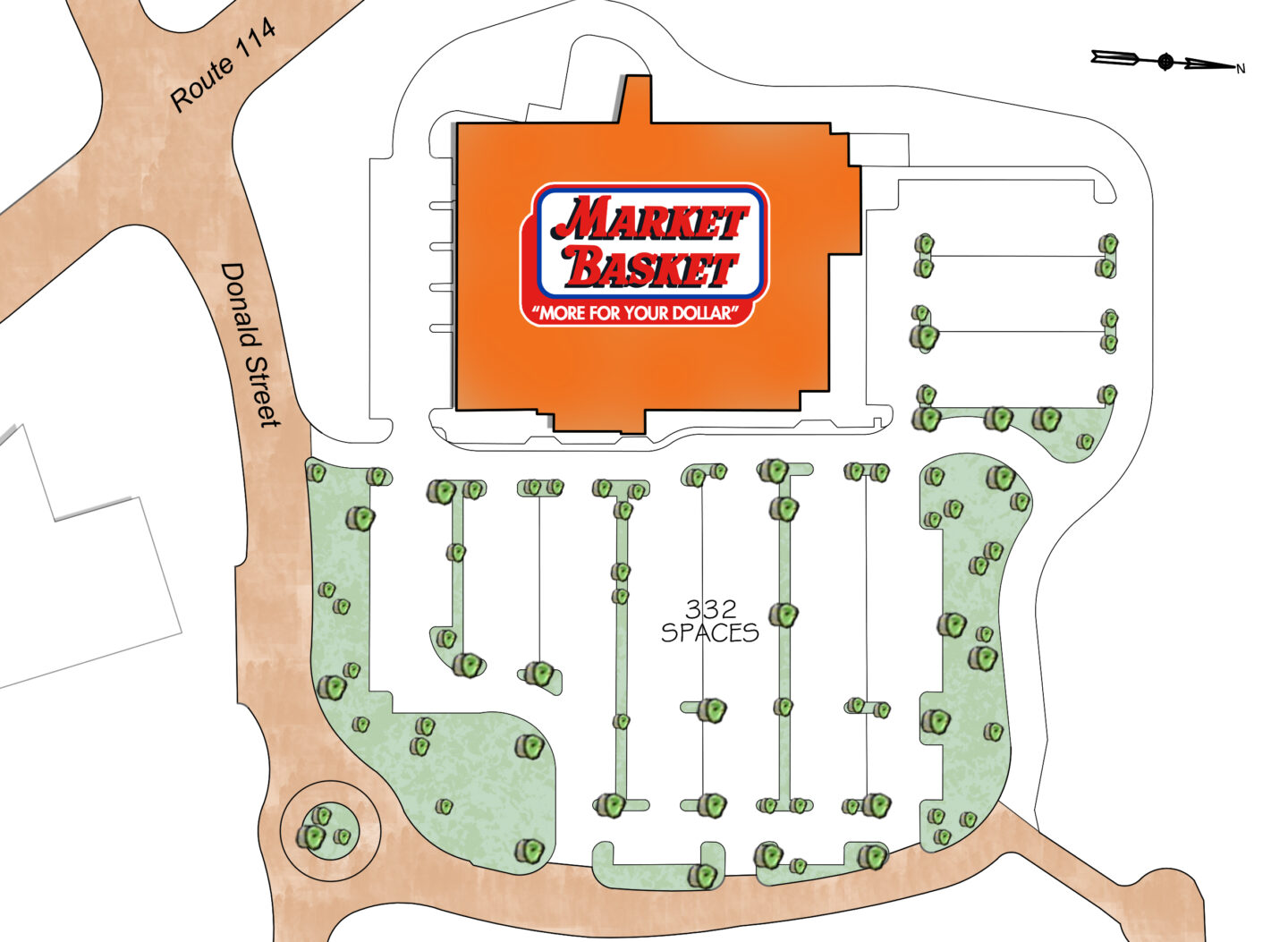 Map of MARKET BASKET