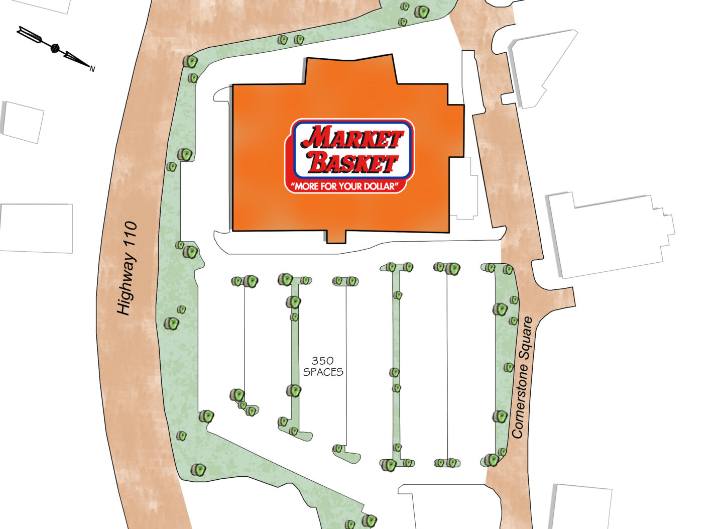 Map of CORNERSTONE SQUARE