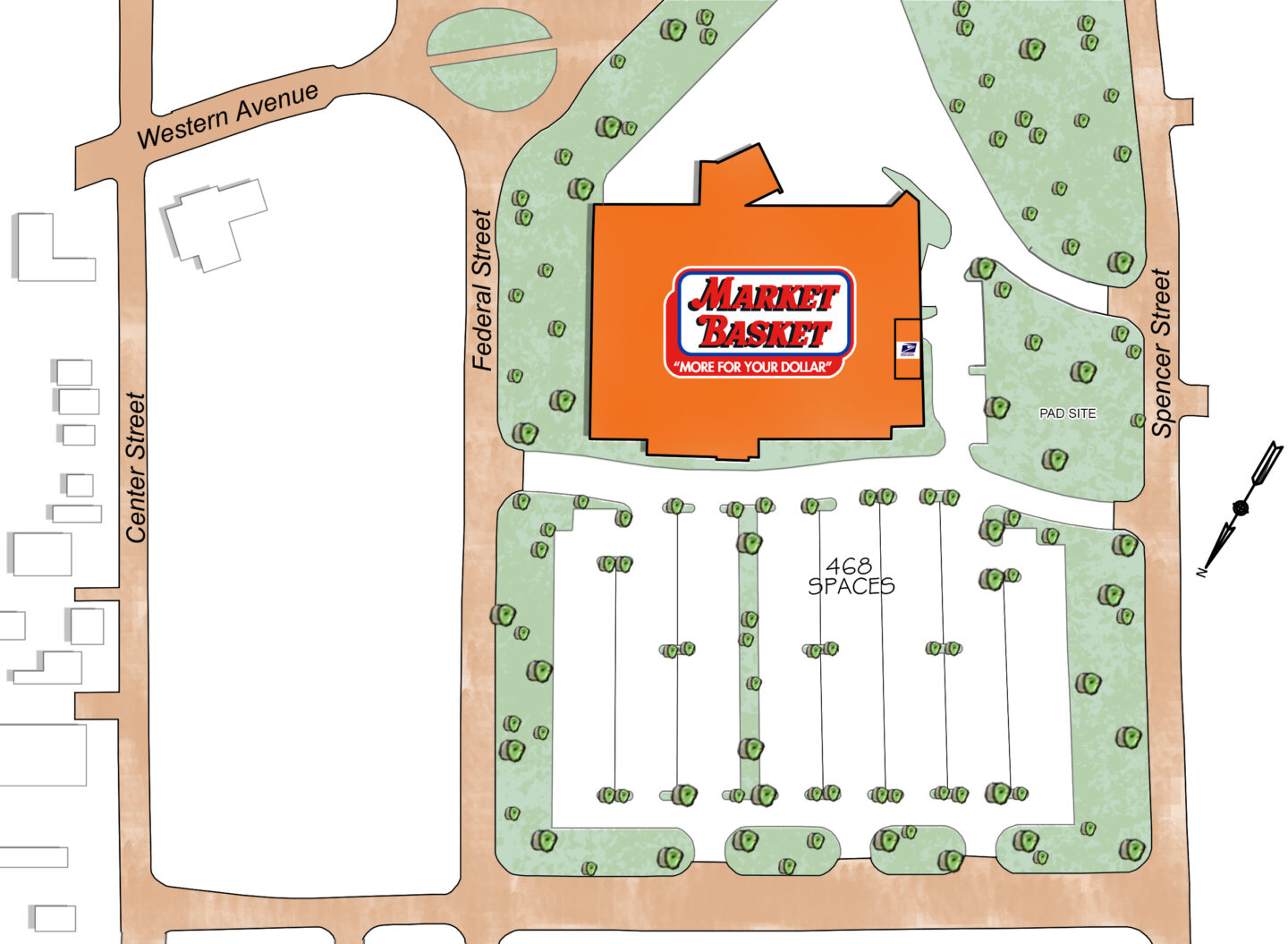 Map of MARKET SQUARE