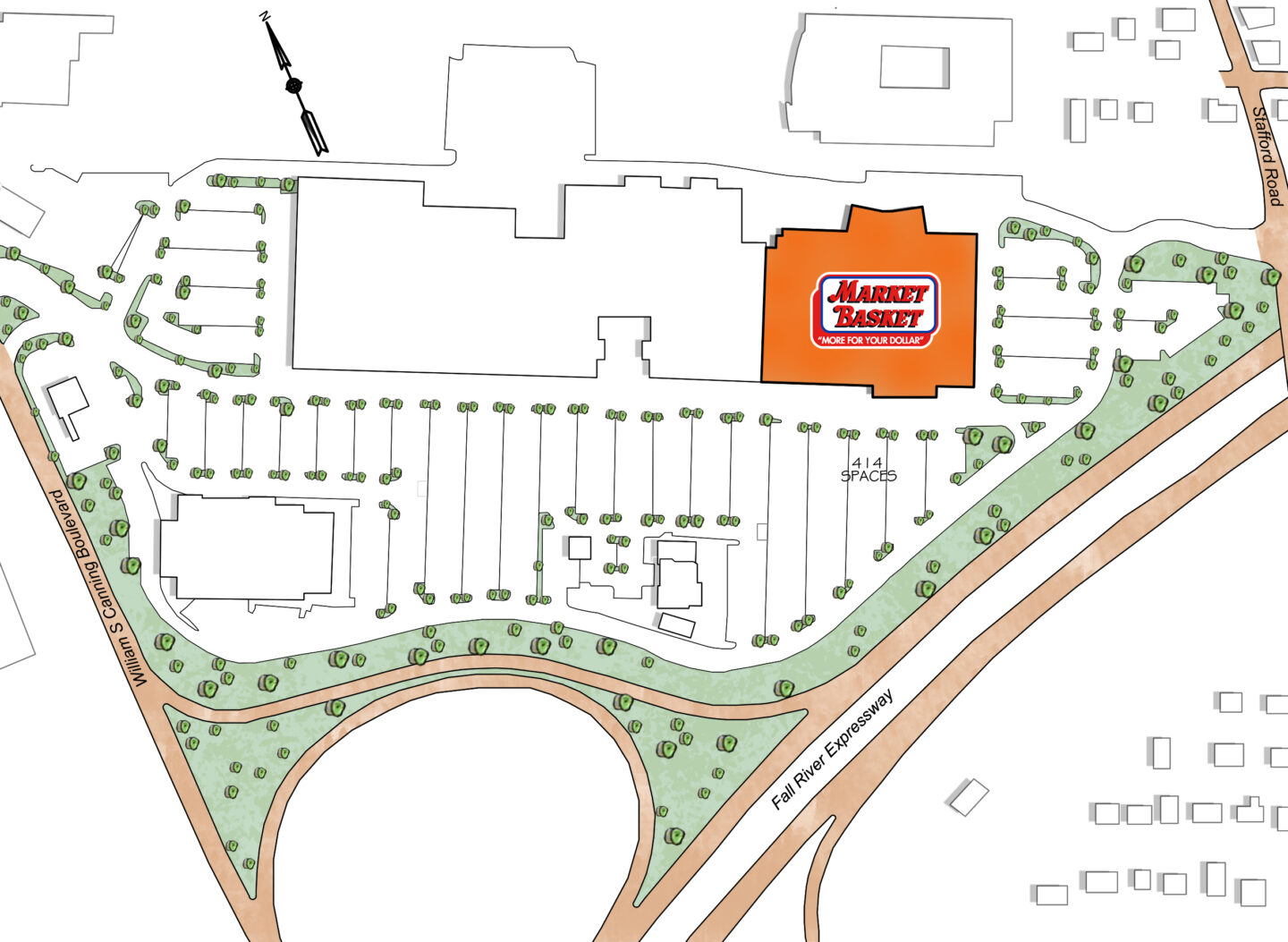 Map of SOUTH COAST MARKETPLACE