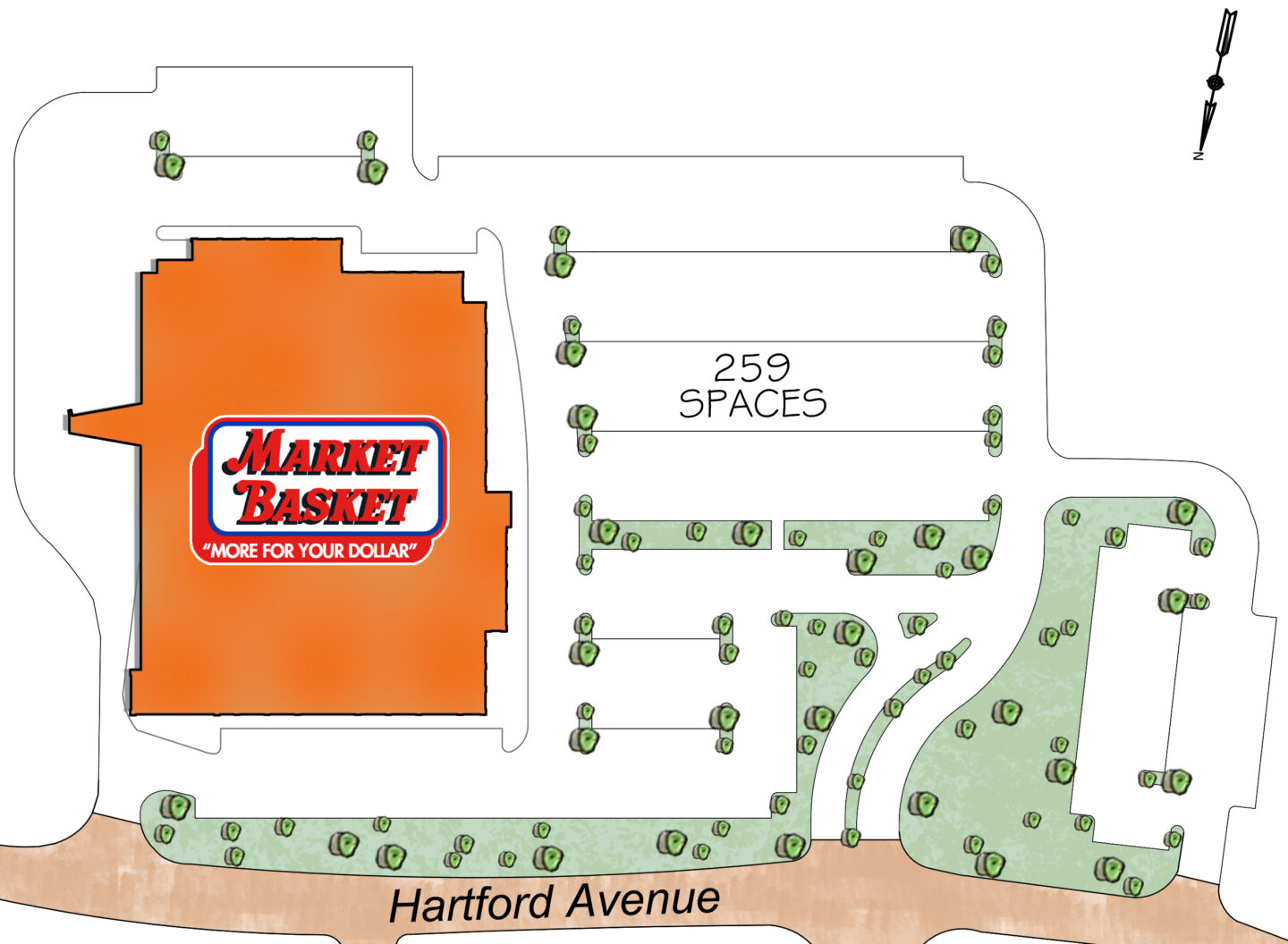 Map of MARKET BASKET