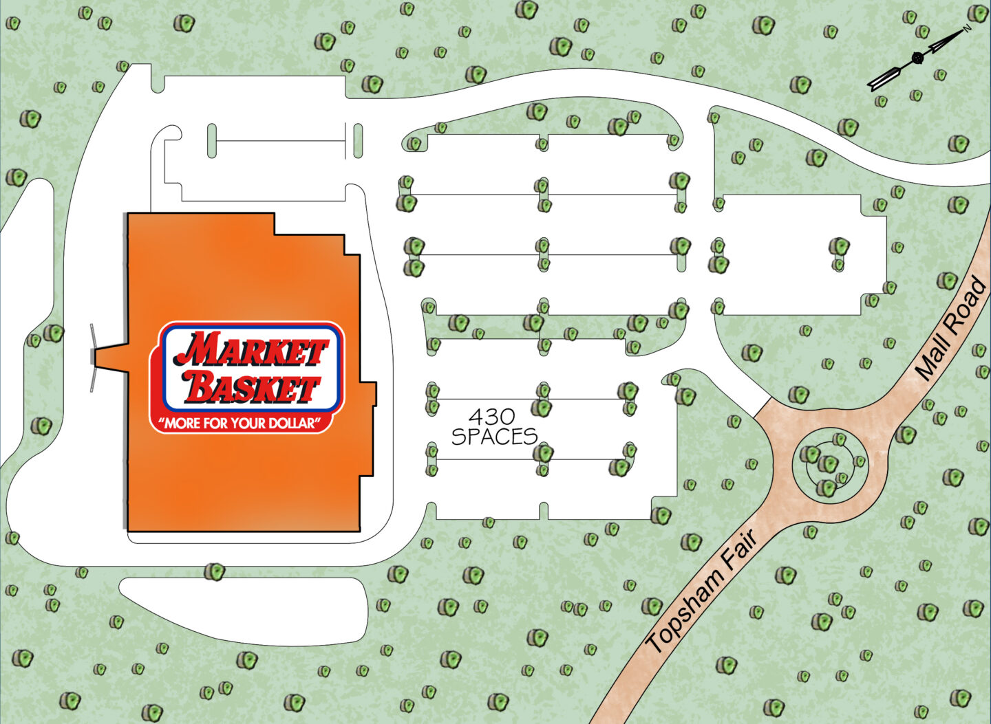 Map of MARKET BASKET